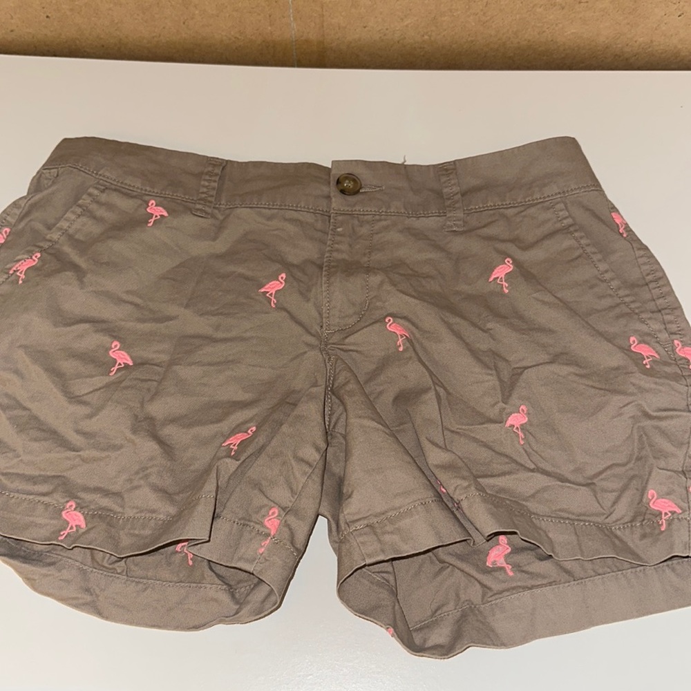 old navy flamingo shorts